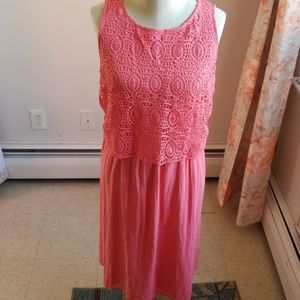 Lacy Overlay Dress